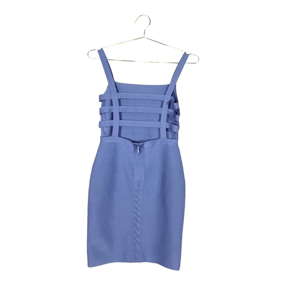 Tiger Mist Praque Back Cutout Blue Mini Dress - Picture 4 of 5